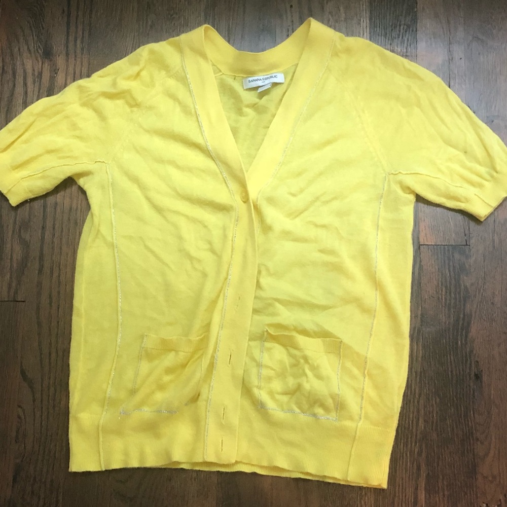 Banana Republic short sleeve cardigan